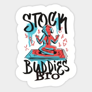 Stock Buddies Bro shirt Sticker